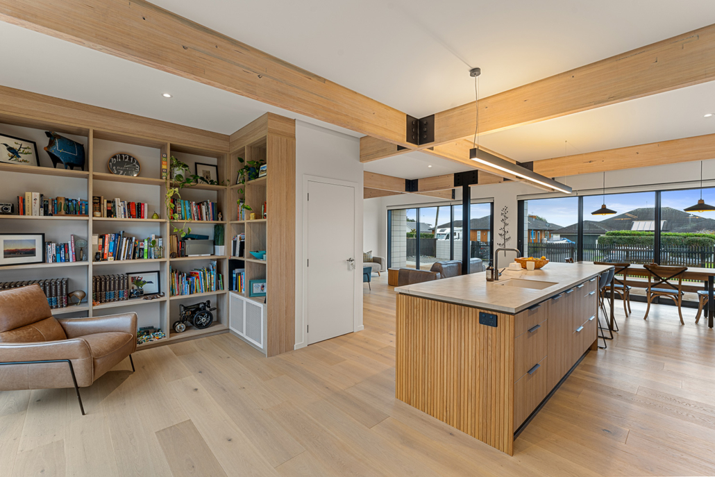 GDonaldson Builders Beachlands Renovation Kitchen and shelves