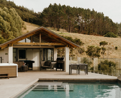 Overview Pool House